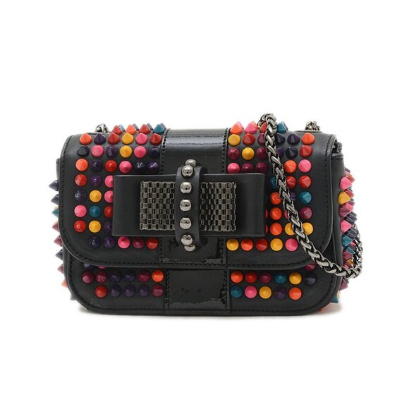 CHRISTIAN LOUBOUTIN Black Shoulder Bag - Picture 1 of 9